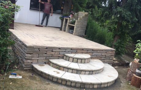 block paving patio steps uxbridge