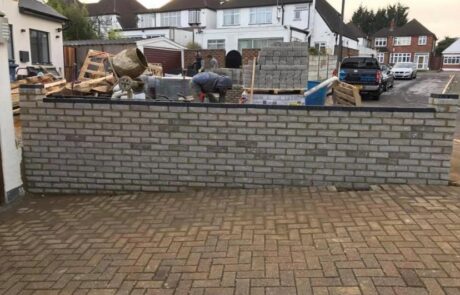 brickwork wall slough